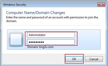 Cách thực hiện Join Domain cho máy trạm Client chạy hệ điều hành Windows 7 trên Server 2008 như sau: